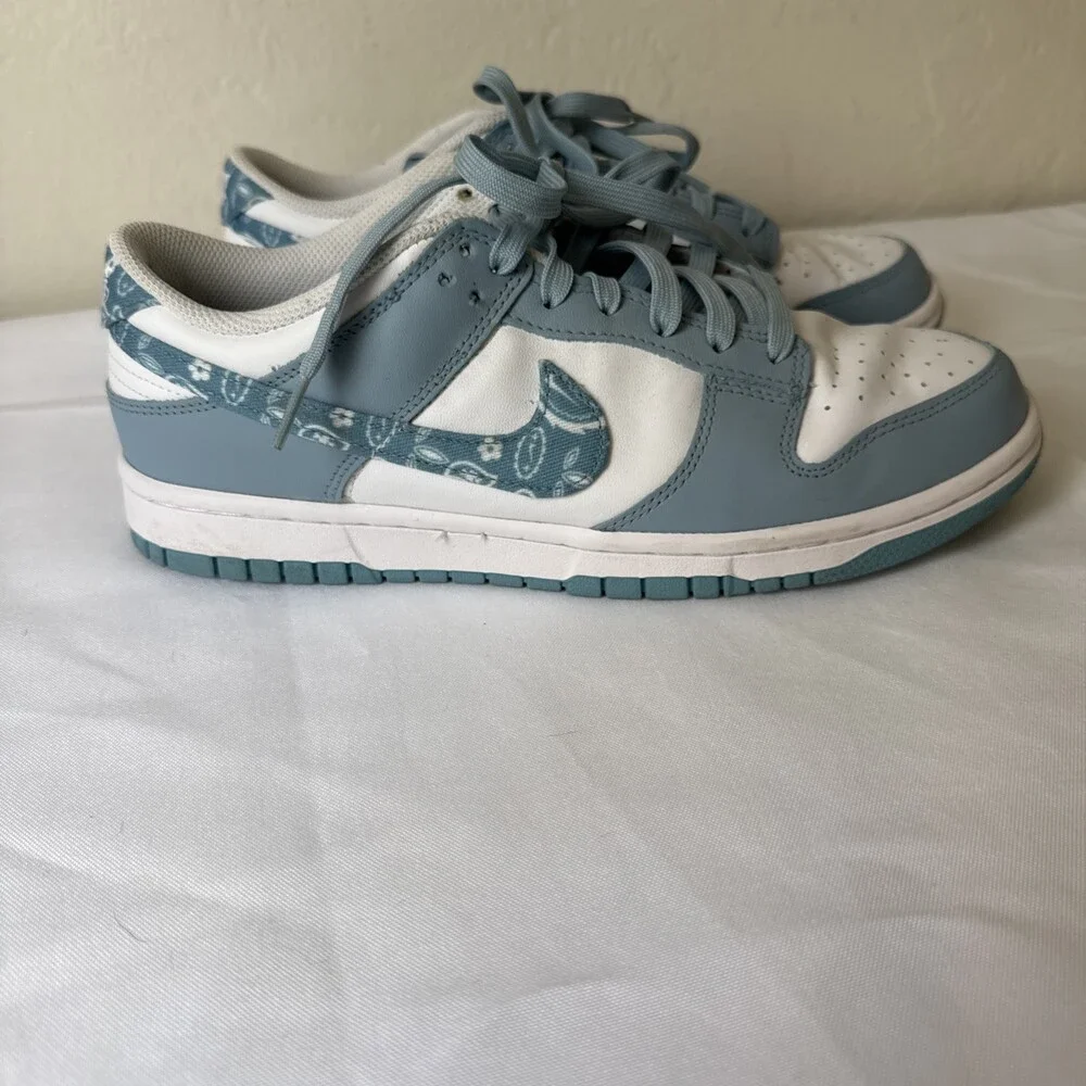 Nike Womens Dunk Low Blue Paisley DH4401-101 Women Size